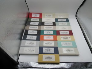Fusion Mineral Paint Sample Blocks (Lot Of 52)