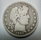 1897-O   BARBER HALF DOLLAR  GOOD   KEY DATE  #2089