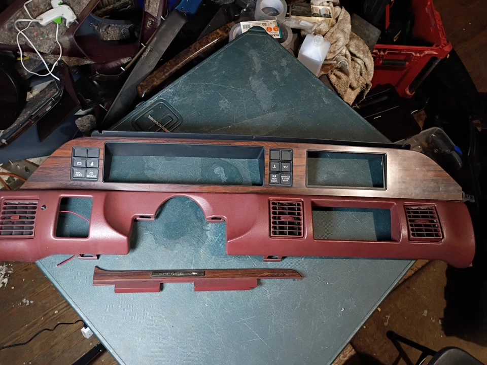 Chevrolet Impala Caprice 1991 92 93 OEM clásico tablero inferior tablero moldura panel Foto 2 de 4