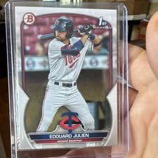 Topps 2024 Bowman Prospects 1st Bowman Edouard Julien Minnesota Twins #BP-82