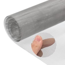 16"x47" 304 Metal Screen Mesh Roll, 20 Mesh Wire Mesh Window Screen Mesh