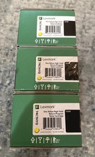Lexmark 74C1HY0 Yelllow High Yield Return Toner Cartridge