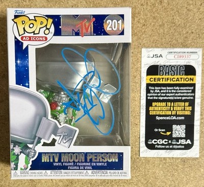 Tyson Ritter Signed All American Rejects MTV Moon Man Funko Pop! #201 JSA COA
