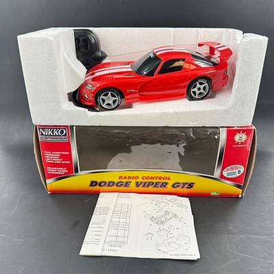 Nikko Dodge Viper GTS 1:16 Radio Control Car Full Function 27MHz RC TESTED