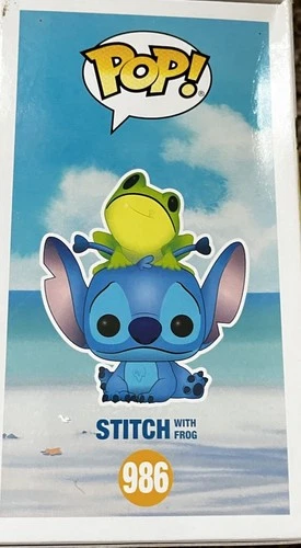 Funko Pop! Vinyl: Disney - Stitch with Frog (FYE EXCLUSIVE ) #986 New