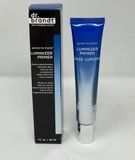 dr. brandt Pores No More Luminizer Primer 1 fl oz 30ml Illuminating New