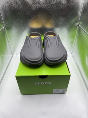Crocs Echo Wave Clogs Mens 9 Black Sand Utility Slip-On 210521-0LD New NIB
