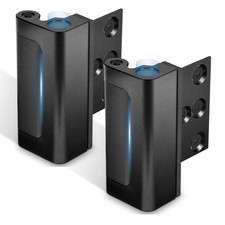 Door Reinforcement Lock, 2PACK Home Security Door Lock Withstands 800 lbs, Ch...