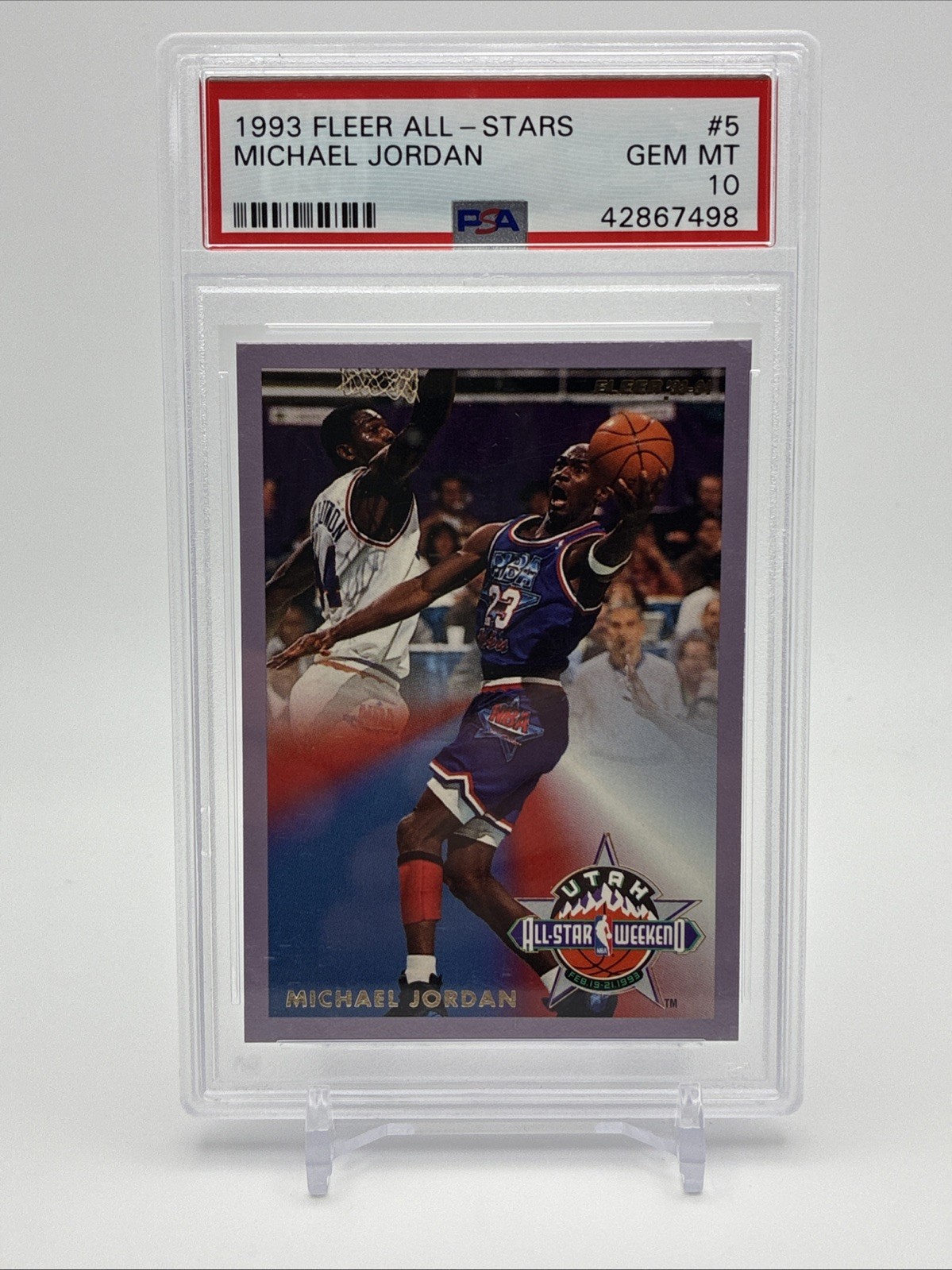 1993 Fleer All-stars #5 Michael Jordan PSA 10