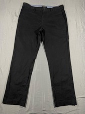 Banana Republic Aiden Chino Pants Mens 34x30 Black Slim Fit Stretch
