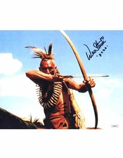 Wes Studi signed 8x10 Photo Toughest Pawnee Dances with Wolves