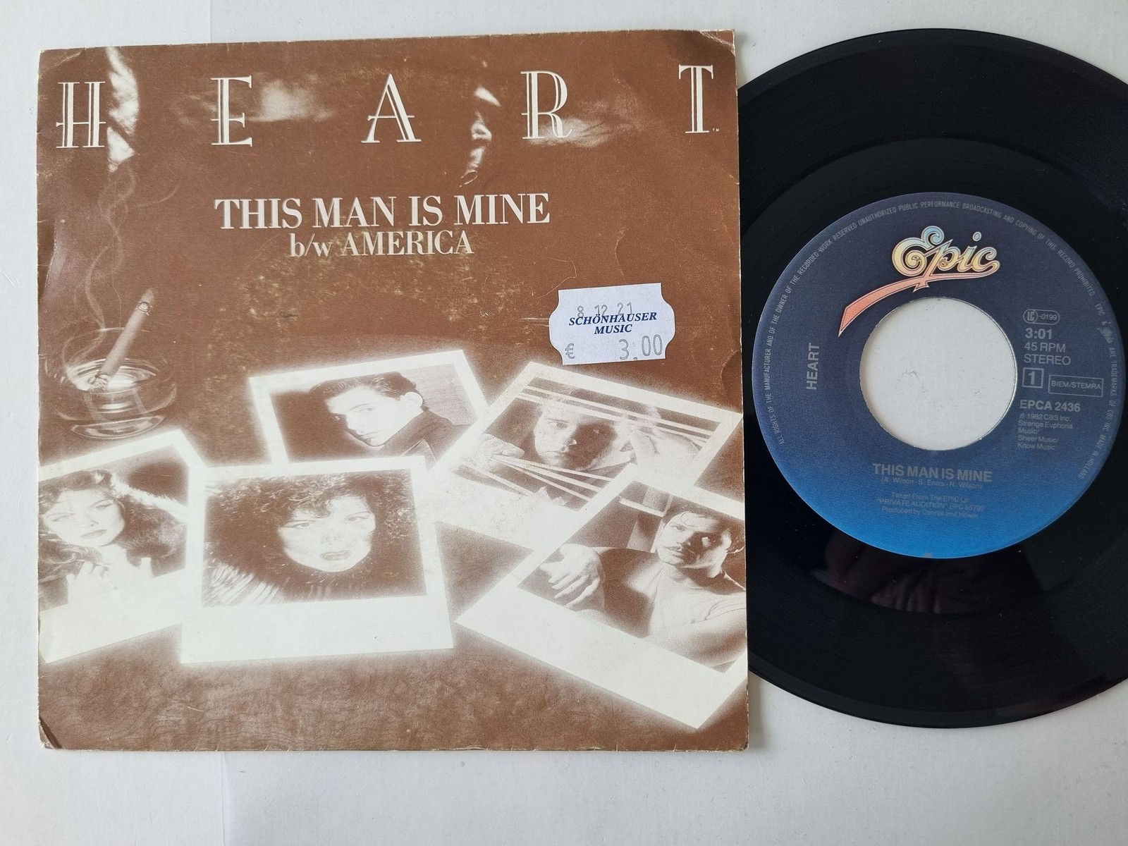 Heart - This Man Is Mine 7'' Vinyl Holland/ Ann Wilson