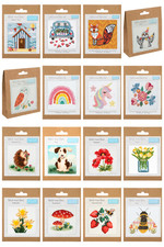 Cross Stitch Kits - Trimits Mini 11 Count Aida Fabric Instructions Thread Needle