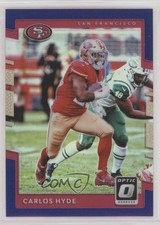 2017 Donruss Optic Purple Prizm 12/50 Carlos Hyde #42 11pj