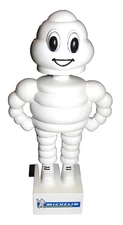 MICHELIN MAN 4"3/4 RETIRED VINTAGE BOBBLEHEAD DOLL PROMOTIONAL MICHELIN TIRE MAN