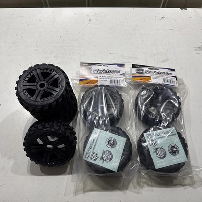 Powerhobby 1/8 Buggy King Cobra Belted Tires Mounted 17MM Claw Wheels (4)
