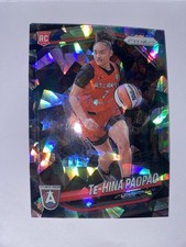 2025 Panini Prizm WNBA Te-Hina Paopao (RC) Cracked Ice #61 Atlanta Dream