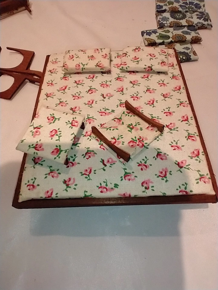 Vintage MCM Style Miniature Doll House Furniture Japan 1960's 60's Box - Image 3 of 4