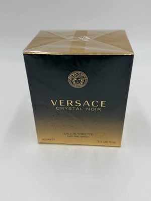Versace Crystal Noir Eau de Toilette Spray 90ml 3.0 oz New 100% Original