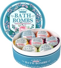 Bath Bombs Set, 7 Pas Bubble Fizzies Relaxat with Shea Butter, Dry