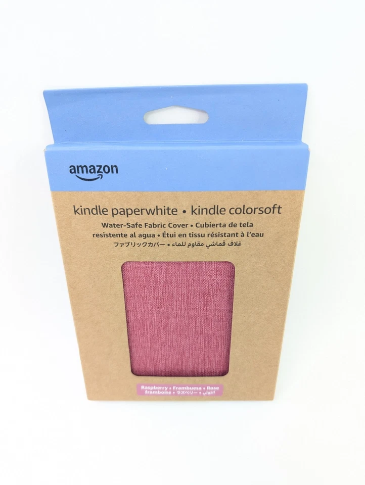 Capa de tecido Amazon framboesa para Kindle Paperwhite 12ª ou Colorsoft 1ª NOVA - Imagem 2 de 4