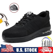 Men Work Shoes Steel Toe Safety Shoes Anti-smash Breathable Indestructible Shoes