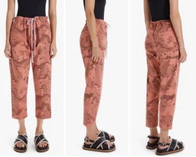 NWT Mother The Catch All Mushroom Mayhem Pants Shrimp 26