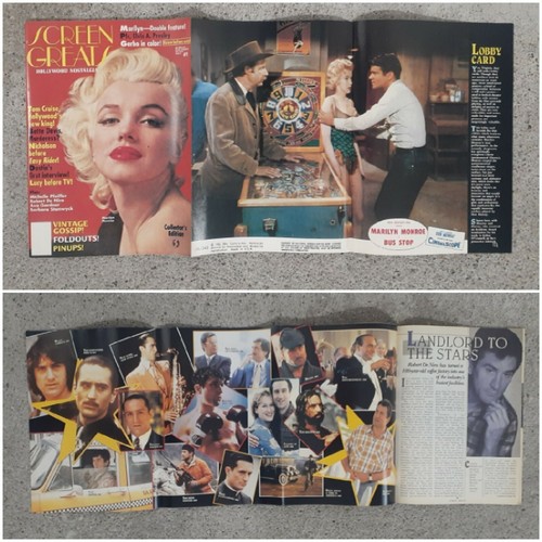 Screen Greats Magazine Marilyn Monroe Pinups Posters Tom Cruise Elvis De Niro F - Foto 9 di 12
