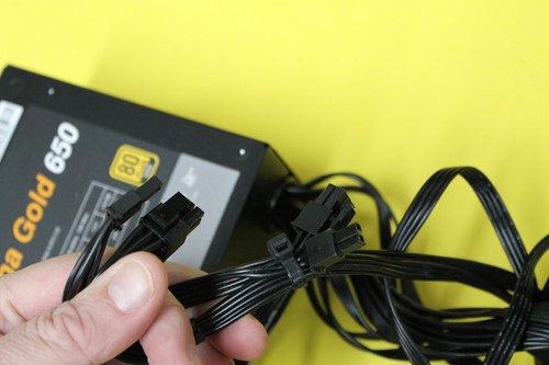 MONTECH ALPHA GOLD 650 80+ GOLD 650W ATX DESKTOP PC Power Supply TG06-650 - Afbeelding 9 van 9