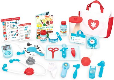 Kids Pretend Play Get Well Doctor s Kit Patient Care Essentials Toy Set 25 Pcs