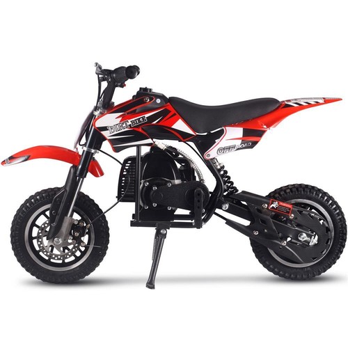 MotoTec Alien Gas Bike 50cc 2-Stroke Bike Red Kids Dirt - Picture 5 of 5
