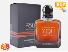 Emporio Armani Stronger With You ABSOLUTELY 3.4oz Parfum Spray New Big Sale