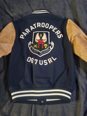 AUTHENTIC POLO RALPH LAUREN COLLEGIATE PARATROOPER VARSITY JACKET