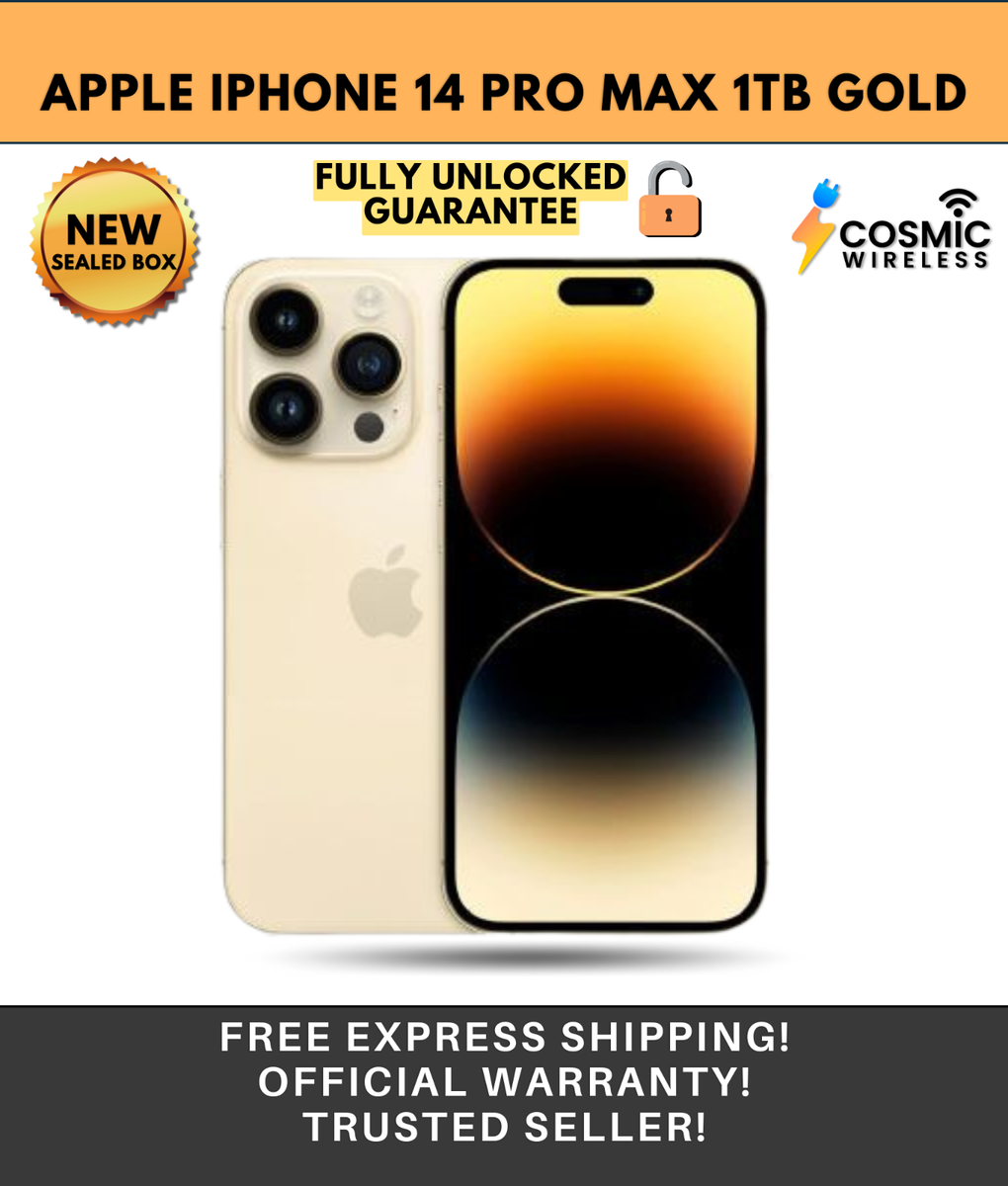 NEW - Apple iPhone 14 Pro Max 1TB (GSM+CDMA) Fully Unlocked