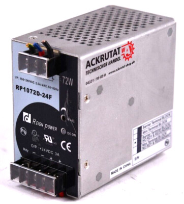 Reign Power RP1072D-24F Netzteil Umschaltung Power Supply max- 50-60Hz 72W