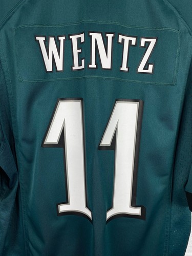 Vintage Nike NFL Philadelphia Eagles Wentz #11 jersey - Picture 9 of 11