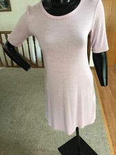 NWT Olivia Rae Pink T-shirt Dress Size Medium Style 13908-J USA Strappy Back