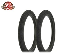 ALTALINE Bicycle TIRES 18" x 1.95" BLACK Full Micro Slick STYLE (2) TIRES Bike