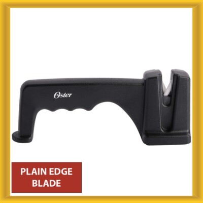 Oster Trussville Knife Sharpener w/ Slip Resistant Handle   Black New