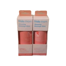 2x Frida Mom Weaning Massage Stick Cabbage + Aloe Infused Breast Care 2 oz