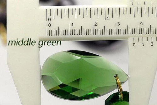 10PCS 38MM Colorful Teardrop Glass Chandelier Crystal Prisms Wedding Decoration - Picture 42 of 43