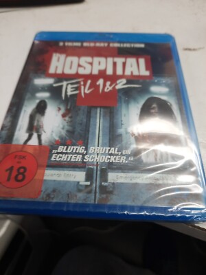 Hospital Teil 1 & 2 FSK 18 Blu Ray NEU Blutig Brutal ein Echter Schocker