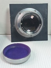 Wollensak 162mm F4.5 Enlarging Velostigmat Enlarger 4 Inch Lens On Lens Board