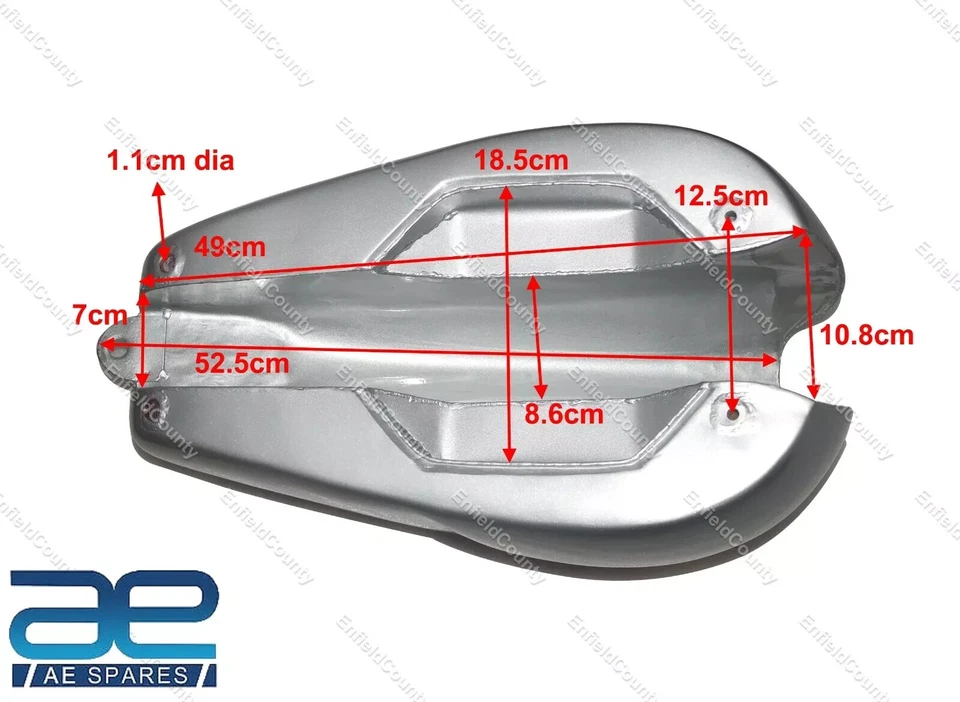 Per Triumph T120 Bonneville Ciliegia & Argento Dipinta Benzina Fuel Serbatoio - Immagine 2 di 4