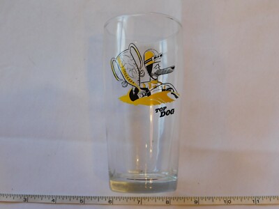 Top Dog Juice Glass Drinking Glass 5 1/2'' Tall X 2 5/8'' Wide top Pre-owned