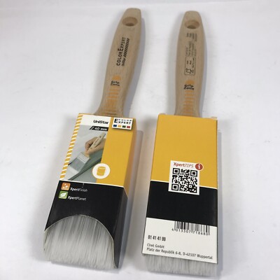 1x Color Expert 40 mm UniStar Flach pinsel Lackierpinsel GripZone 9. Stärke (10)