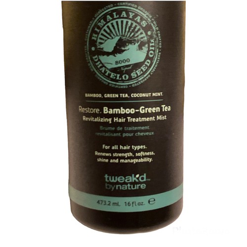 2 Tweak'd by Nature Dhatelo Restore Bamboo Hair Treatment Mist 16oz SPRAY SEALED - Picture 2 of 2