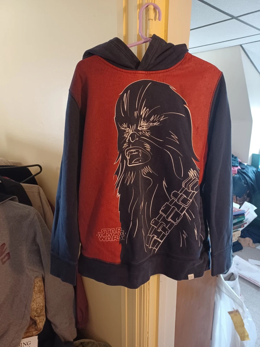 Star Wars: Red GAP Chewbacca Hoodie Size Boys 14-16 | eBay