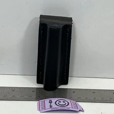 Jay-Pee Mini Mag Lite Flashlight Holder Black Leather Duty holster MMLB-2 4894