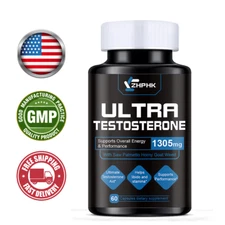 Male Enhancement Capsules - Testosterone Booster - Energy, Libido, Endurance